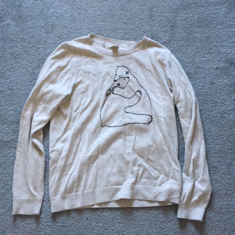 J Crew Polar Bear Hug Sweater